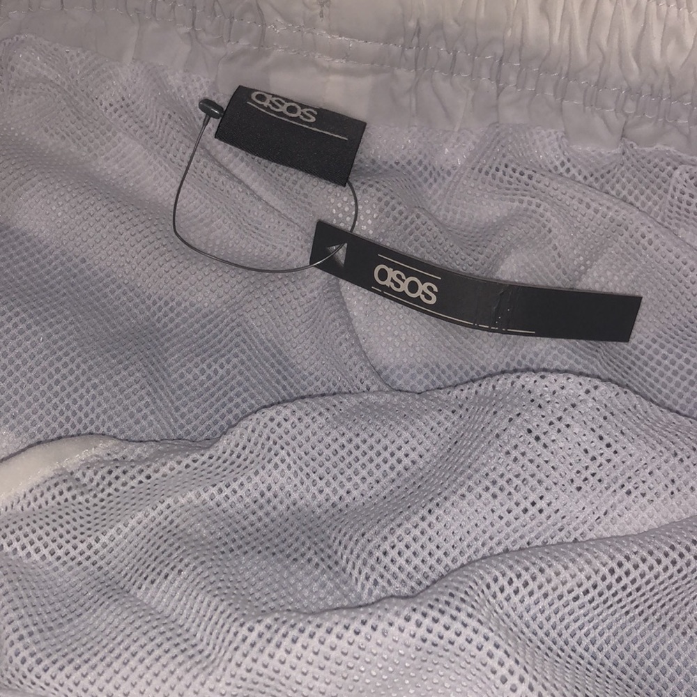 🆕 ASOS STRIPED SWIM SHORTS - Picture 7 of 9